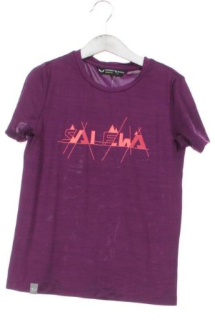 Dziecięcy T-shirt Salewa, Rozmiar 7-8y/ 128-134 cm, Kolor Fioletowy, Cena 82,99 zł