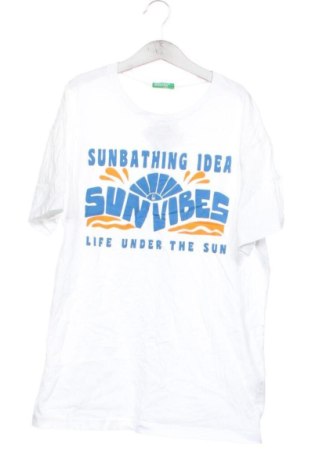 Tricou pentru copii United Colors Of Benetton, Mărime 13-14y/ 164-168 cm, Culoare Alb, Preț 34,99 Lei