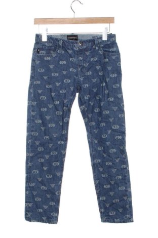 Dziecięce jeansy Emporio Armani, Rozmiar 9-10y/ 140-146 cm, Kolor Niebieski, Cena 102,99 zł