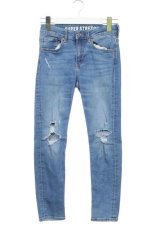 Dětské džíny  H&M, Velikost 8-9y/ 134-140 cm, Barva Modrá, Cena  337,00 Kč