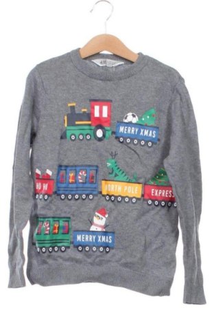 Dziecięcy sweter H&M, Rozmiar 6-7y/ 122-128 cm, Kolor Szary, Cena 41,99 zł