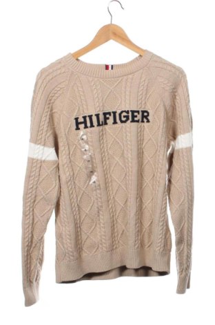 Gyerek pulóver Tommy Hilfiger, Méret 15-18y / 170-176 cm, Szín Bézs, Ár 13 369 Ft