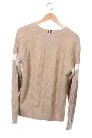 Gyerek pulóver Tommy Hilfiger, Méret 15-18y / 170-176 cm, Szín Bézs, Ár 13 369 Ft