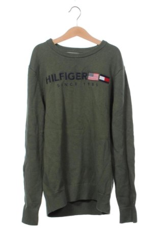 Pulover pentru copii Tommy Hilfiger, Mărime 12-13y/ 158-164 cm, Culoare Verde, Preț 140,99 Lei