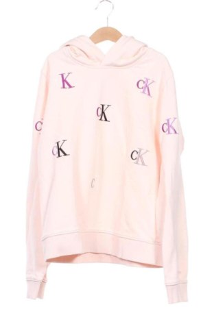 Detská mikina  Calvin Klein Jeans, Veľkosť 12-13y/ 158-164 cm, Farba Ružová, Cena  25,00 €
