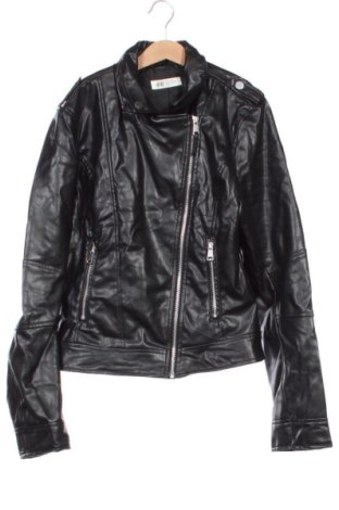 Dziecięca skórzana kurtka H&M, Rozmiar 13-14y/ 164-168 cm, Kolor Czarny, Cena 66,99 zł