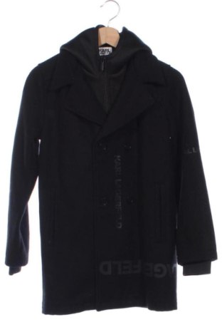 Gyerek kabát Karl Lagerfeld, Méret 11-12y / 152-158 cm, Szín Fekete, Ár 49 888 Ft