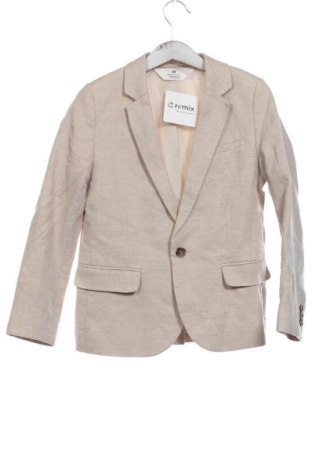Dziecięcy żakiet H&M, Rozmiar 6-7y/ 122-128 cm, Kolor Beżowy, Cena 96,45 zł