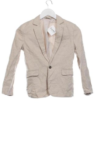 Kindersakko H&M, Größe 8-9y/ 134-140 cm, Farbe Beige, Preis 21,99 €