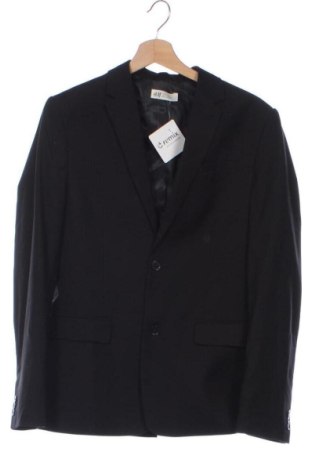 Gyerek zakó H&M, Méret 15-18y / 170-176 cm, Szín Fekete, Ár 6 761 Ft