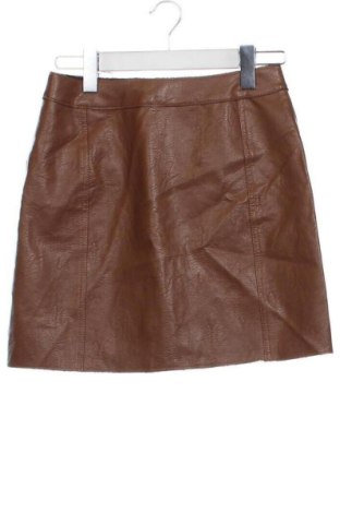 Lederrock River Island, Größe XS, Farbe Braun, Preis € 20,90