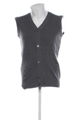 Herren Strickjacke Foglie Rosse, Größe L, Farbe Grau, Preis € 9,00