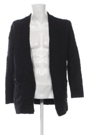 Herren Strickjacke Zara, Größe M, Farbe Schwarz, Preis 21,99 €