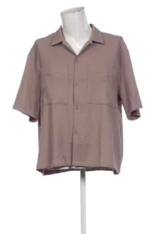 Cămașă de bărbați Bershka, Mărime XL, Culoare Bej, Preț 82,99 Lei