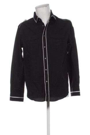 Ανδρικό πουκάμισο Celio, Μέγεθος L, Χρώμα Μαύρο, Τιμή 8,99 €
