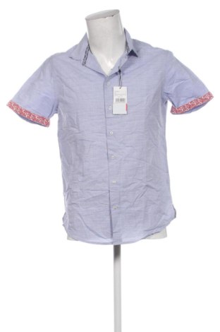 Cămașă de bărbați Piazza Italia, Mărime L, Culoare Albastru, Preț 135,99 Lei