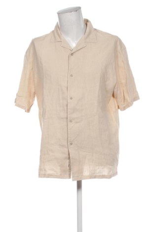 Cămașă de bărbați Pull&Bear, Mărime L, Culoare Bej, Preț 65,99 Lei