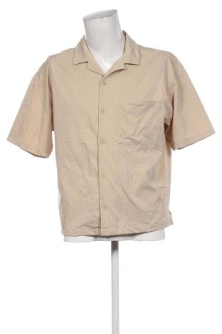 Cămașă de bărbați Pull&Bear, Mărime L, Culoare Bej, Preț 82,99 Lei