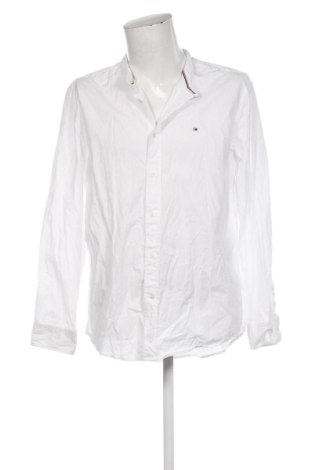 Męska koszula Tommy Hilfiger, Rozmiar XL, Kolor Biały, Cena 203,62 zł