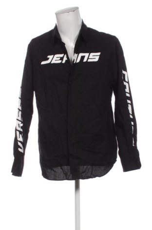 Herrenhemd Versace Jeans, Größe L, Farbe Schwarz, Preis 68,99 €