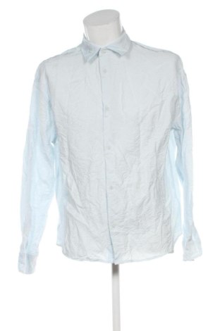 Мъжка риза Zara, Размер M, Цвят Син, Цена 17,89 €