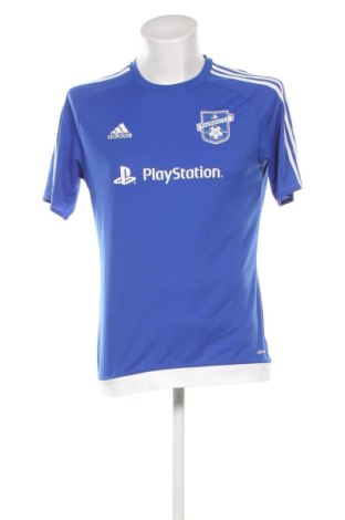 Herren T-Shirt Adidas, Größe M, Farbe Blau, Preis € 18,99