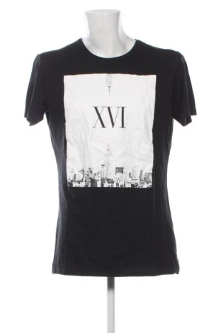 Męski T-shirt Alcott, Rozmiar XXL, Kolor Czarny, Cena 39,99 zł