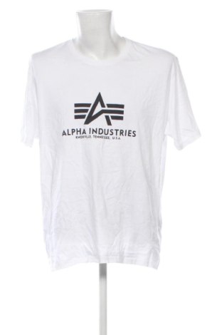 Męski T-shirt Alpha Industries, Rozmiar 3XL, Kolor Biały, Cena 72,99 zł