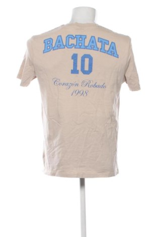 Tricou de bărbați Bershka, Mărime M, Culoare Bej, Preț 57,99 Lei
