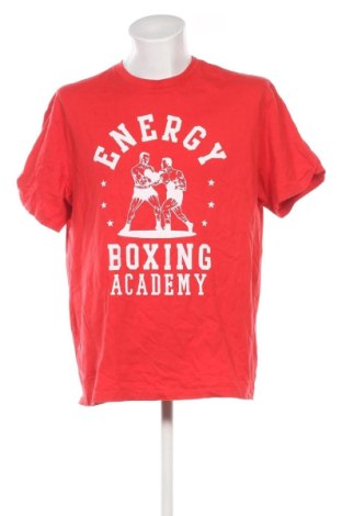 Męski T-shirt Bershka, Rozmiar L, Kolor Czerwony, Cena 52,00 zł