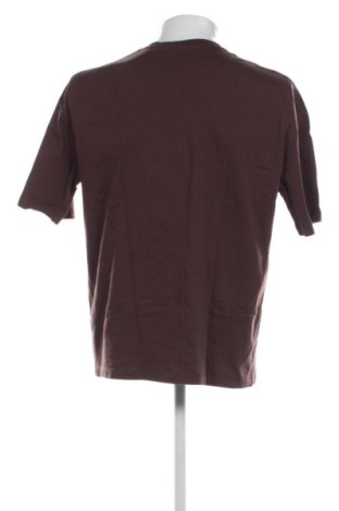 Męski T-shirt Bershka, Rozmiar XL, Kolor Brązowy, Cena 53,58 zł