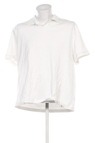 Męski T-shirt Calvin Klein Jeans, Rozmiar XXL, Kolor Biały, Cena 219,99 zł