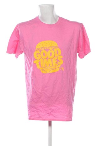 Tricou de bărbați Gildan, Mărime XL, Culoare Roz, Preț 54,99 Lei