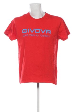 Pánske tričko  Givova, Veľkosť XL, Farba Červená, Cena  11,95 €