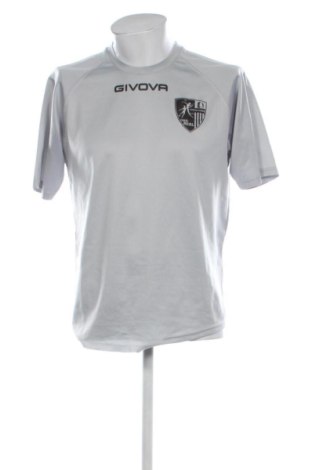 Ανδρικό t-shirt Givova, Μέγεθος L, Χρώμα Γκρί, Τιμή 7,99 €
