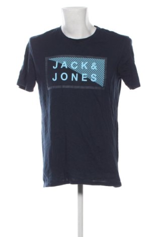Ανδρικό t-shirt Jack & Jones, Μέγεθος XL, Χρώμα Μπλέ, Τιμή 8,99 €