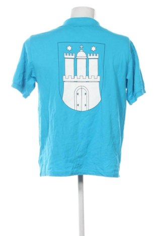 Męski T-shirt James & Nicholson, Rozmiar XL, Kolor Niebieski, Cena 46,99 zł