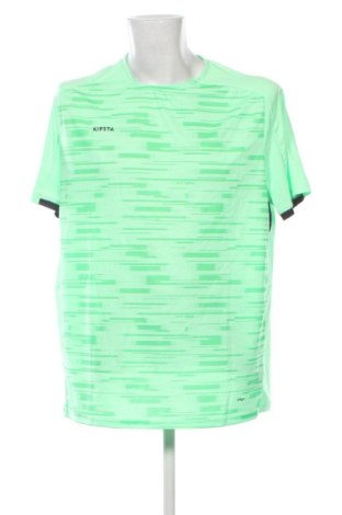 Męski T-shirt Kipsta, Rozmiar XXL, Kolor Zielony, Cena 35,99 zł