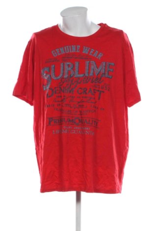 Tricou de bărbați Nkd, Mărime 5XL, Culoare Roșu, Preț 74,99 Lei