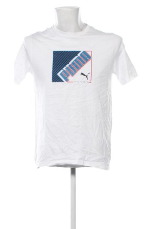 Мъжка тениска PUMA, Размер M, Цвят Бял, Цена 14,31 €
