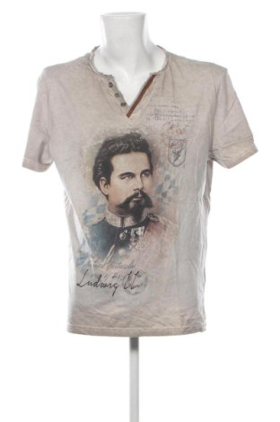 Tricou de bărbați Rebel, Mărime 3XL, Culoare Bej, Preț 48,99 Lei