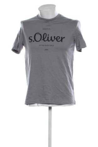 Tricou de bărbați S.Oliver, Mărime M, Culoare Gri, Preț 46,99 Lei