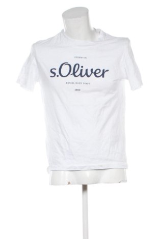 Tricou de bărbați S.Oliver, Mărime L, Culoare Alb, Preț 49,99 Lei