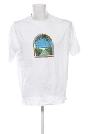 Męski T-shirt Scotch & Soda, Rozmiar XL, Kolor Biały, Cena 128,60 zł