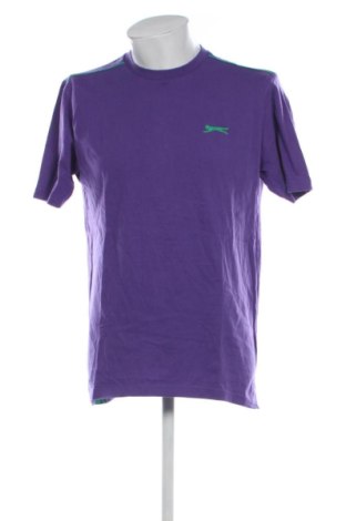 Męski T-shirt Slazenger, Rozmiar XL, Kolor Fioletowy, Cena 39,99 zł