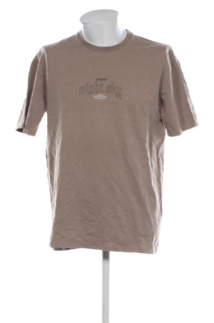 Męski T-shirt Smog, Rozmiar L, Kolor Brązowy, Cena 46,99 zł