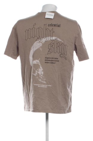 Męski T-shirt Smog, Rozmiar L, Kolor Brązowy, Cena 46,99 zł