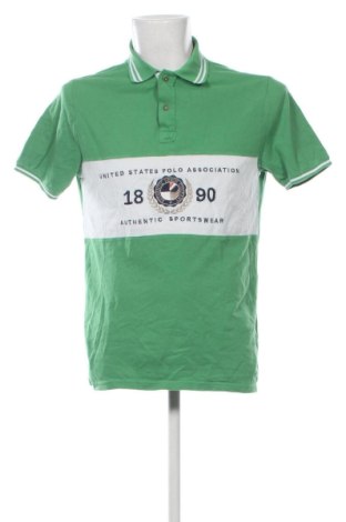 Męski T-shirt U.S. Polo Assn., Rozmiar L, Kolor Zielony, Cena 120,99 zł