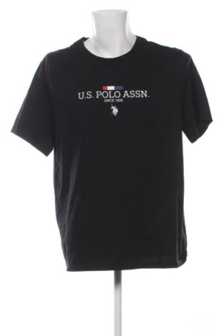 Męski T-shirt U.S. Polo Assn., Rozmiar XXL, Kolor Czarny, Cena 96,45 zł