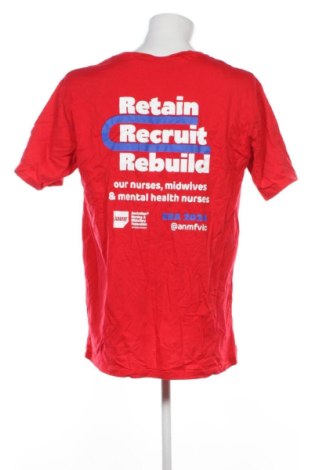 Męski T-shirt Unbranded, Rozmiar XL, Kolor Czerwony, Cena 37,99 zł